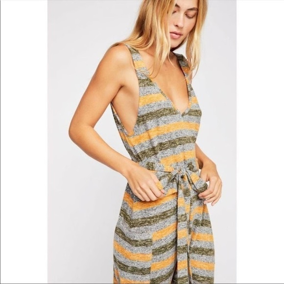 NWOT Intimately Free People Back in the Game Striped Jumpsuit  Sz XS - Picture 3 of 13